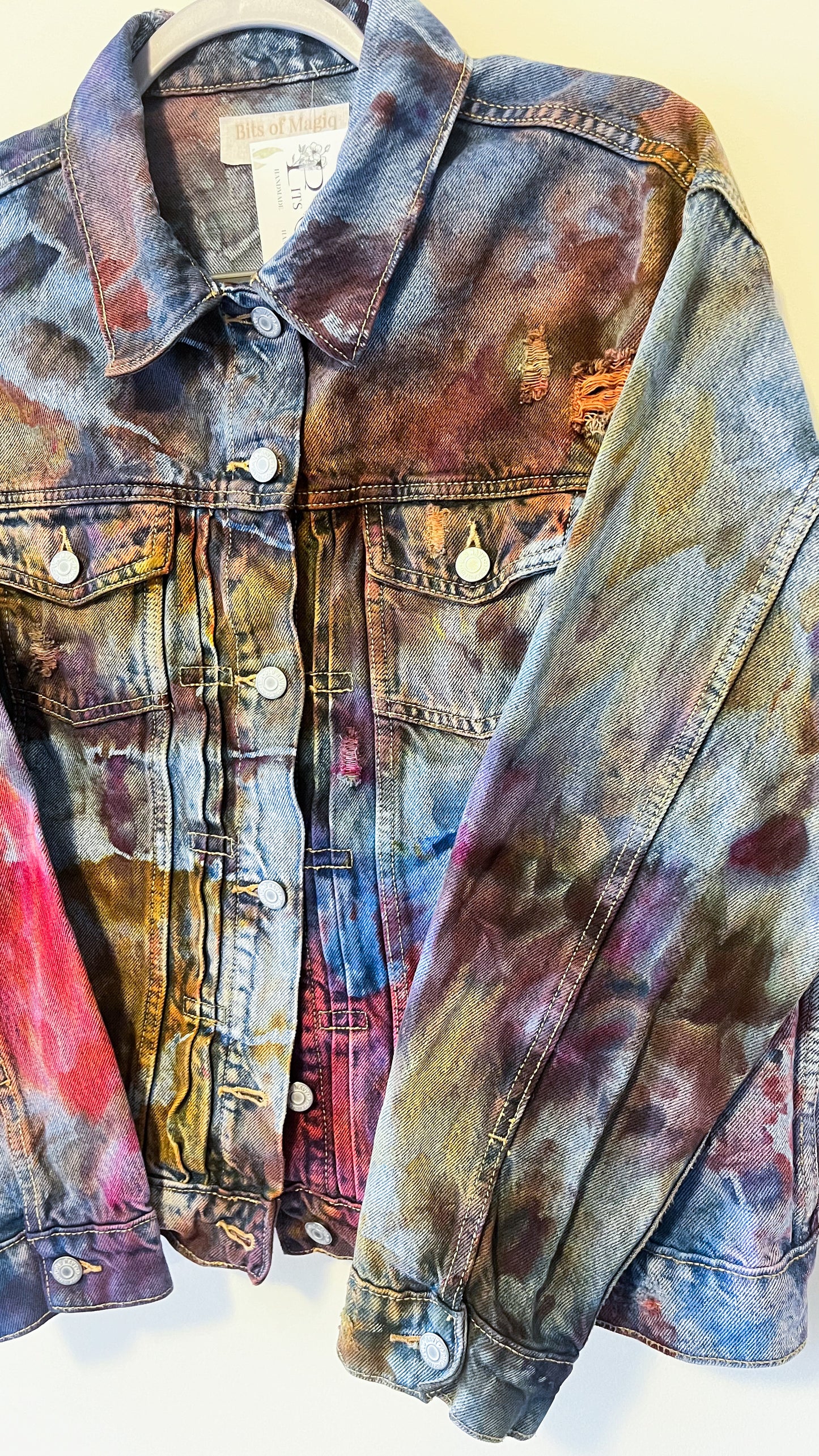 Ice Dyed Jean Jacket