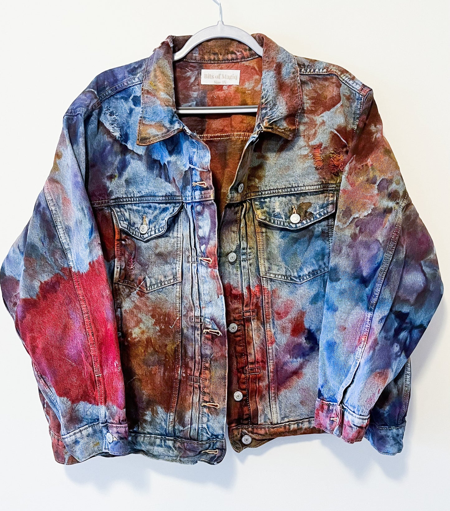 Ice Dyed Jean Jacket