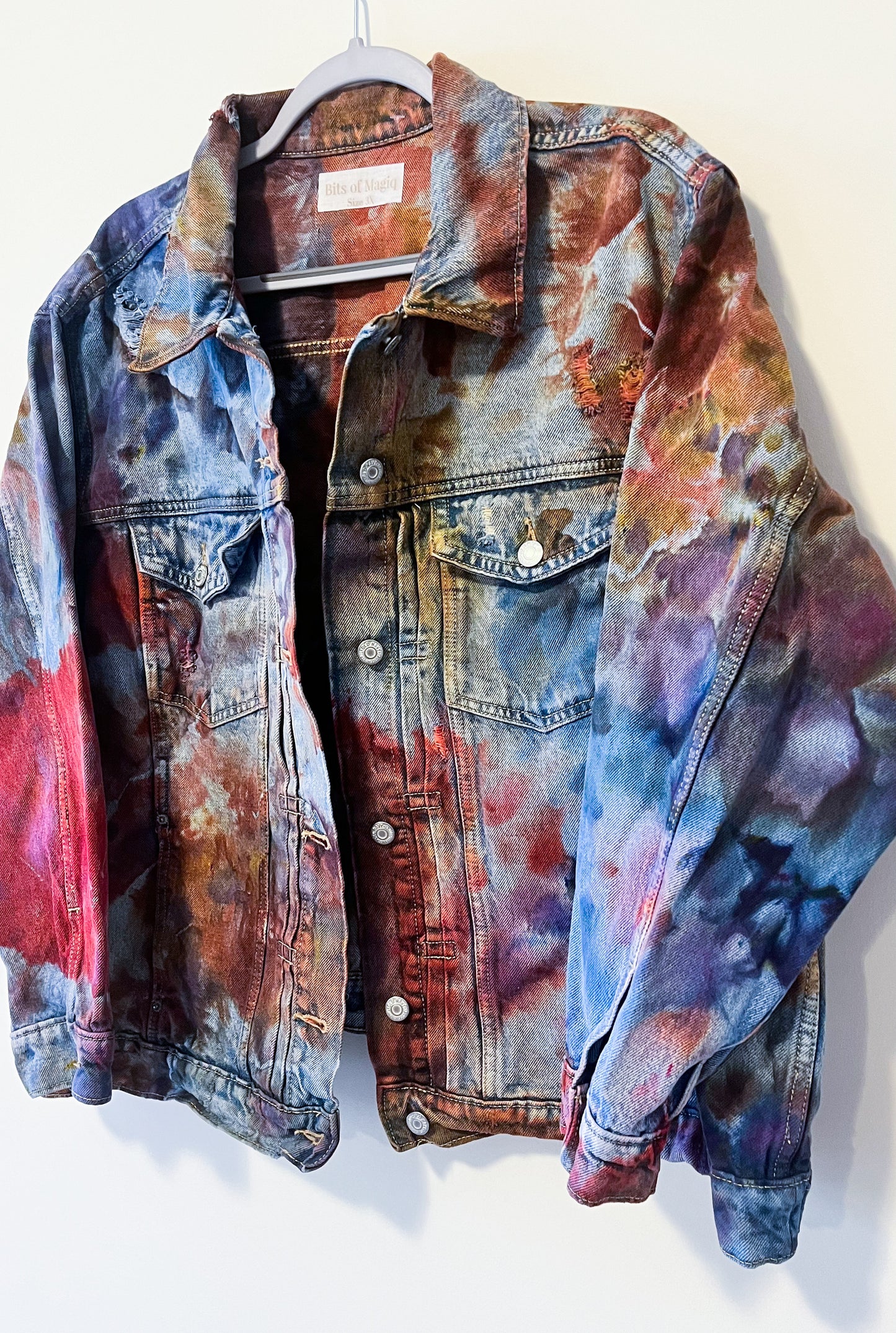 Ice Dyed Jean Jacket